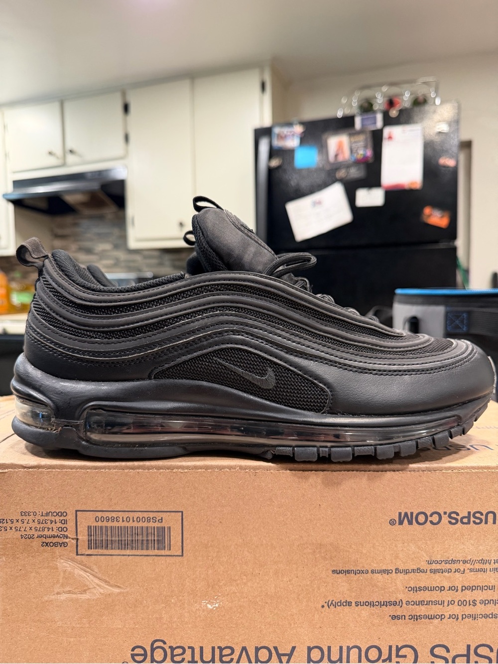 Nike Black Air Max 97 Inspired Men's Sneaker